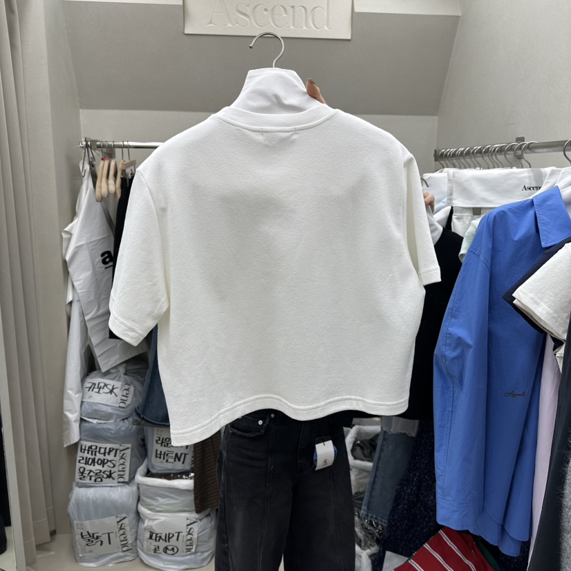 ASCEND東大門實拍女裝新款真品人氣職業時尚推薦26春夏T恤ASCENDT恤