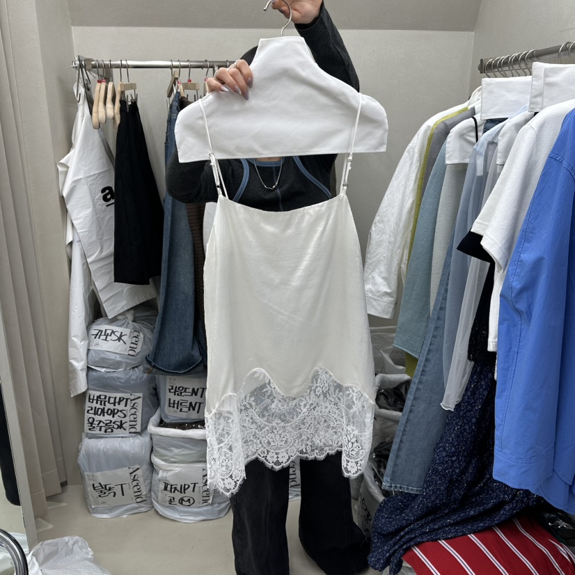 ASCEND韓國直郵女士新品時尚真品26春夏休閑吊帶背心蕾絲ASCEND吊帶/背心