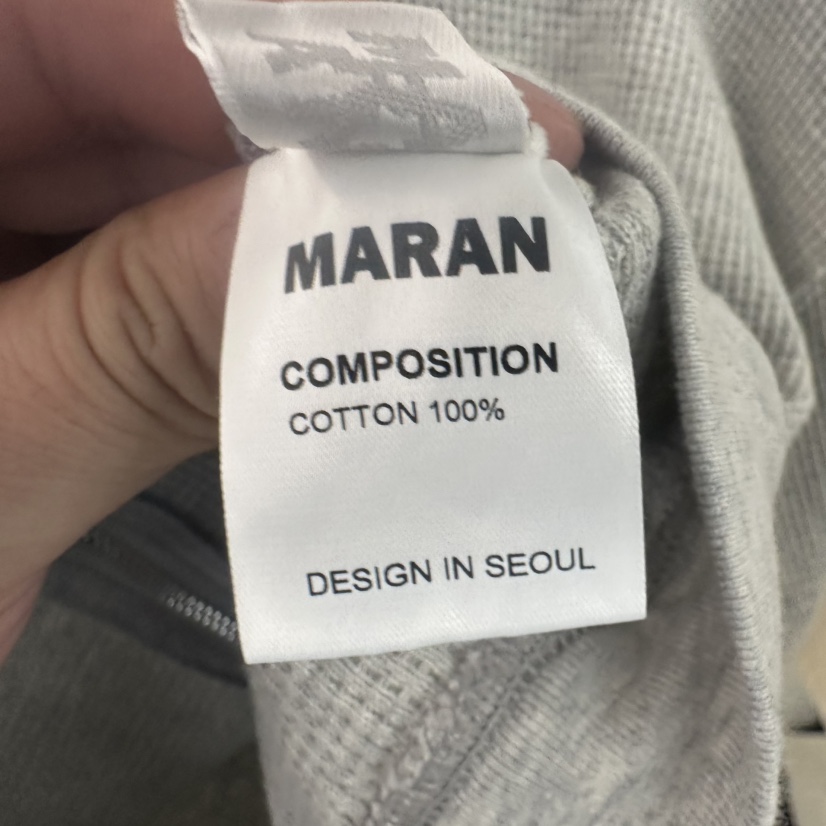 MARAN-P東大門直郵女裝新品人氣推薦熱賣衛衣華夫格連帽衫MARAN衛衣