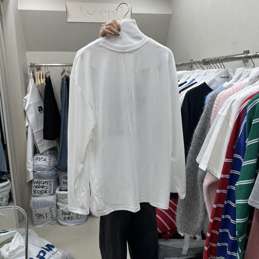 ASCEND韓國直郵女裝新款人氣推薦時尚職業休閑26春夏長袖T恤ASCEND長袖T恤