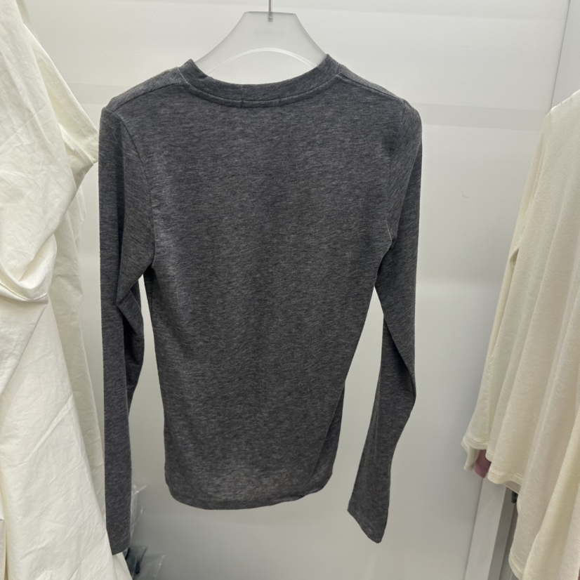 HELVETICA韓國直郵女士新品時尚休閑熱賣真品長袖T恤羊毛HELVETICA長袖T恤