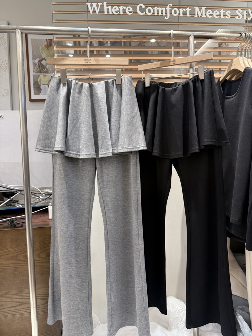 DE GO YOU韓國直郵女裝新品推薦休閑真品職業熱賣裙褲喇叭DE GO YOU裙褲