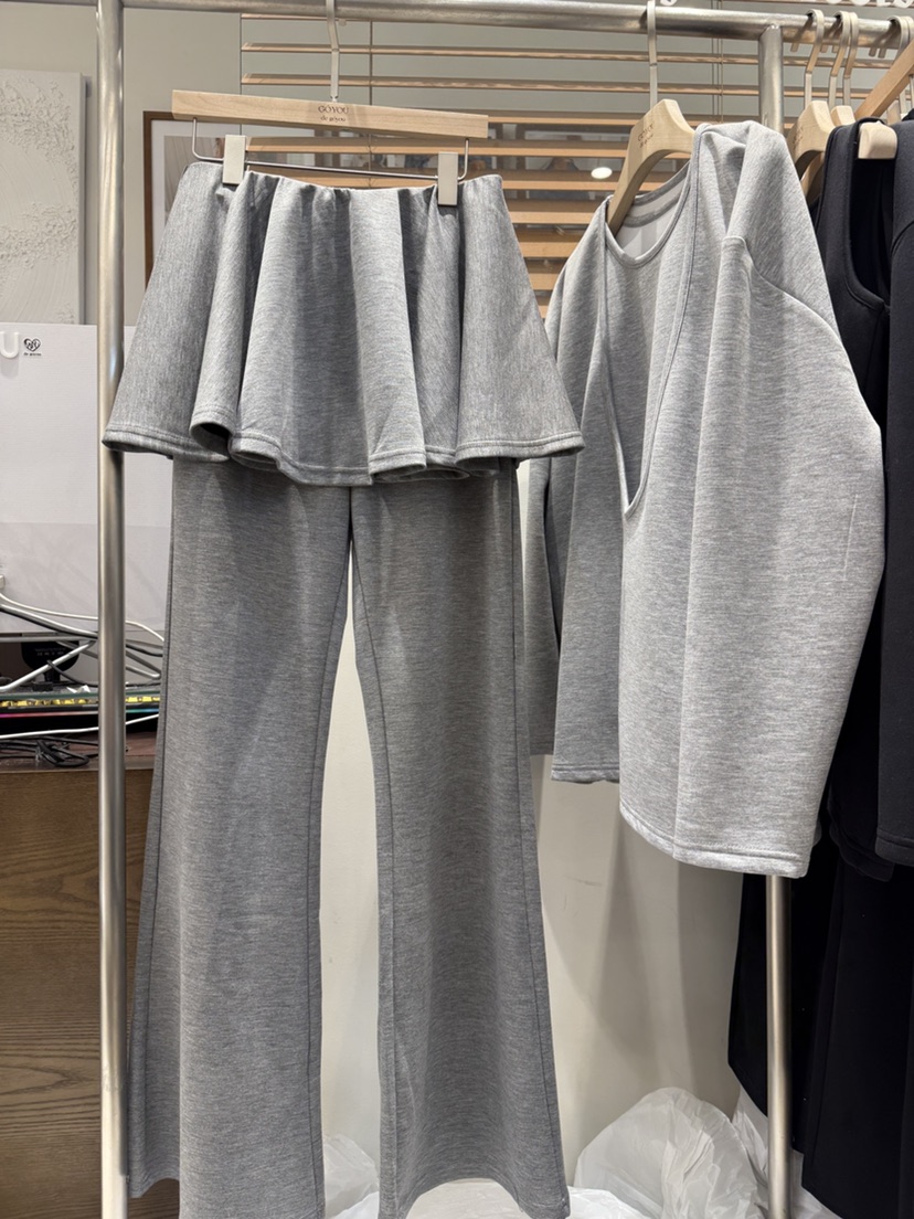 DE GO YOU韓國直郵女裝新品推薦休閑真品職業熱賣裙褲喇叭DE GO YOU裙褲