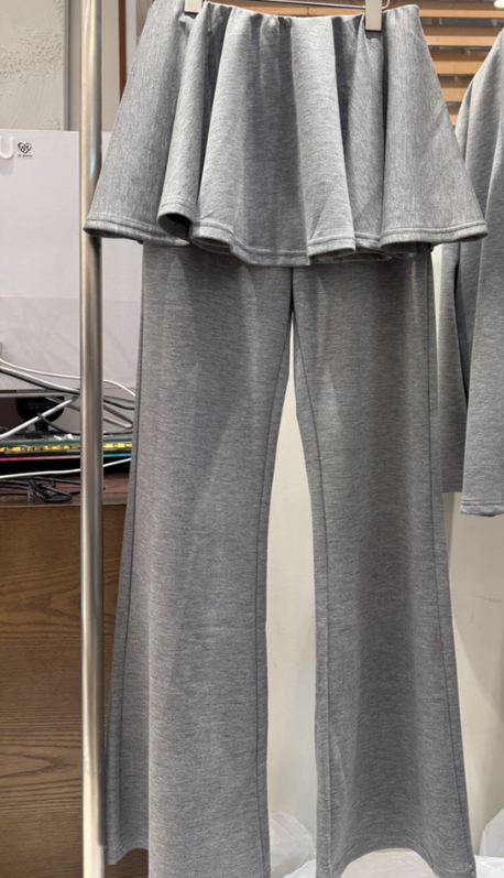 DE GO YOU韓國直郵女裝新品推薦休閑真品職業熱賣裙褲喇叭DE GO YOU裙褲圖色1