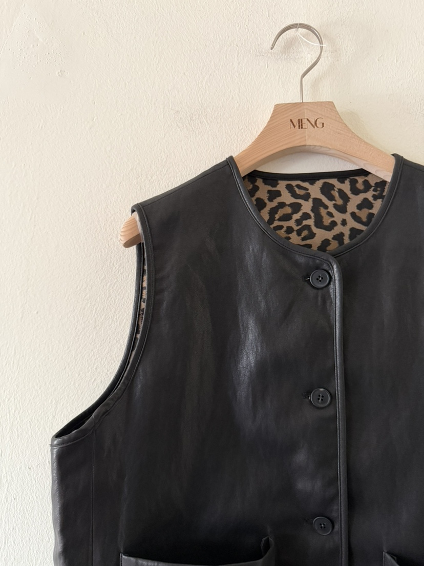 MENG東大門實拍女士新品時尚推薦休閑人氣熱賣職業26春夏馬甲MENG馬甲