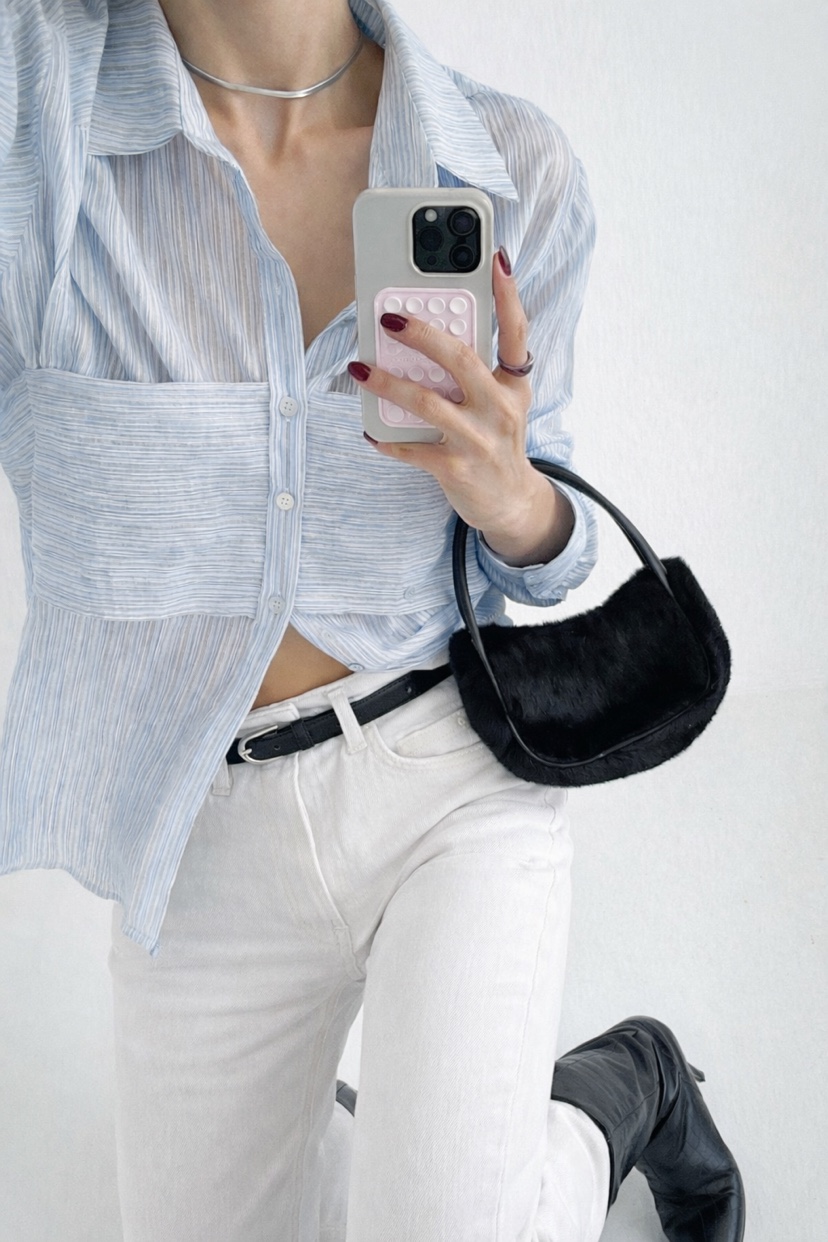 RED-J-레드.J-T東大門代購女裝新款休閑職業襯衫蕾絲衫RED-J襯衫/蕾絲衫