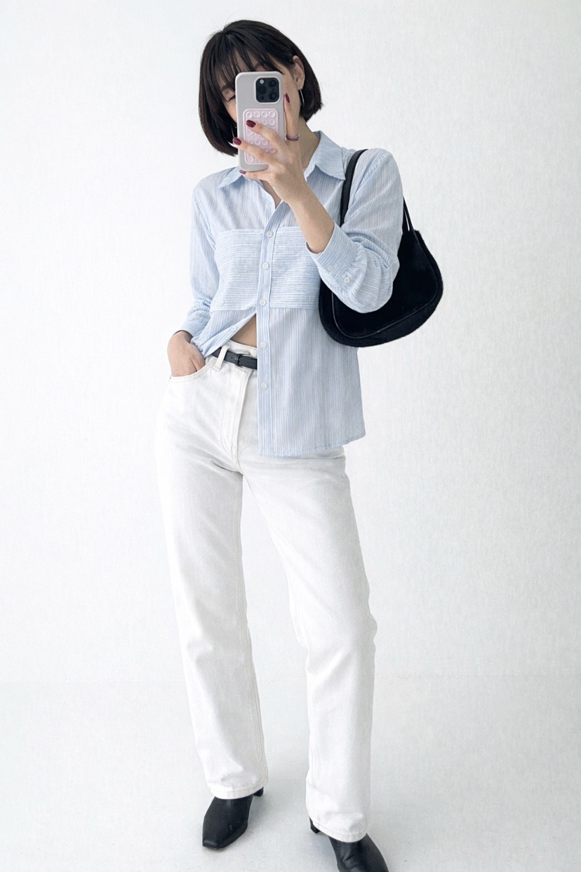 RED-J-레드.J-T東大門代購女裝新款休閑職業襯衫蕾絲衫RED-J襯衫/蕾絲衫