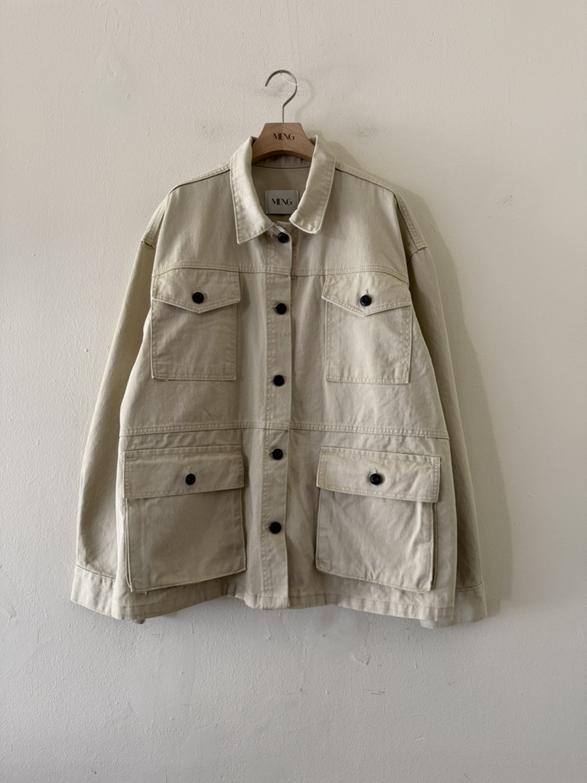 MENG韓國代購女士新品人氣26春夏推薦時尚休閑職業真品夾克MENG夾克圖色1