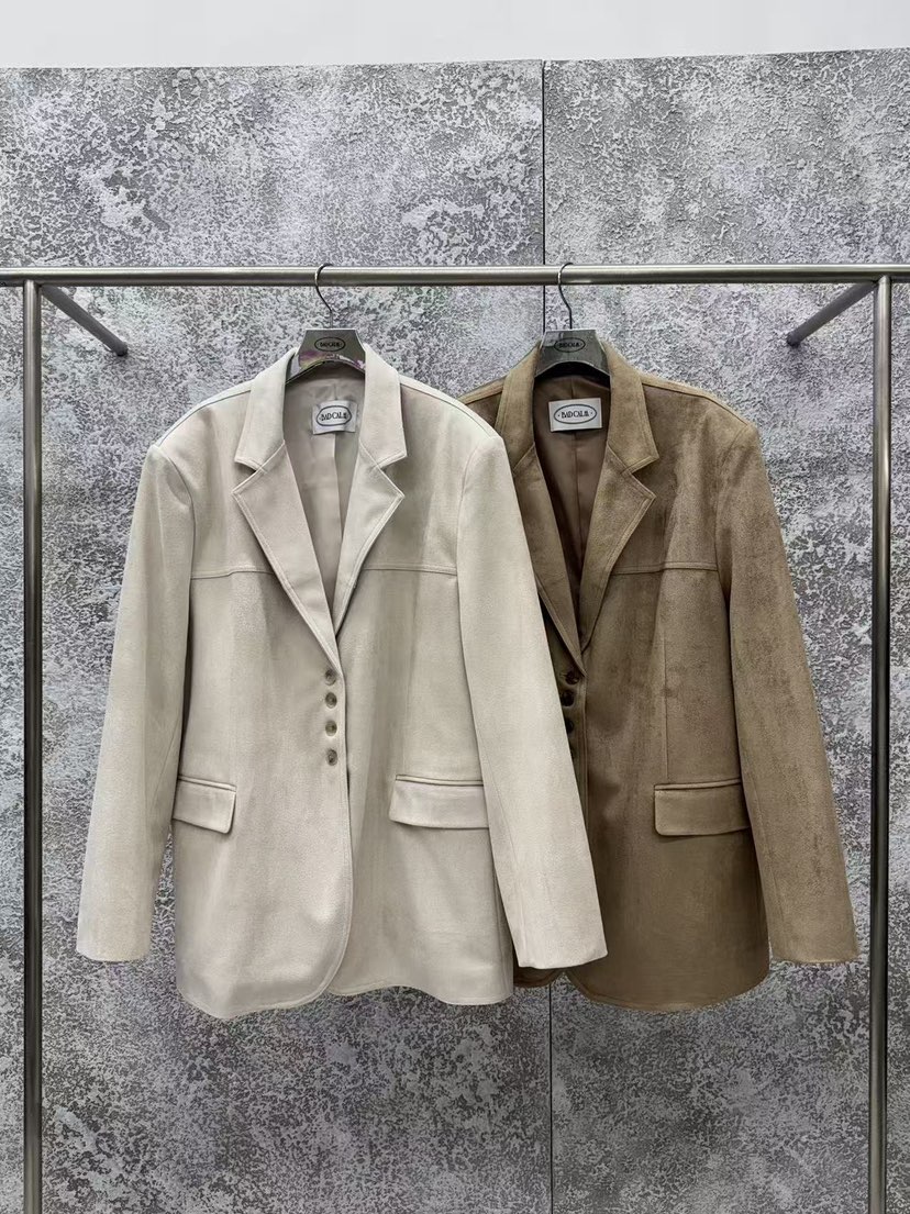 BADCALM韓國代購女士新款職業時尚真品休閑人氣26春夏夾克絨BADCALM夾克