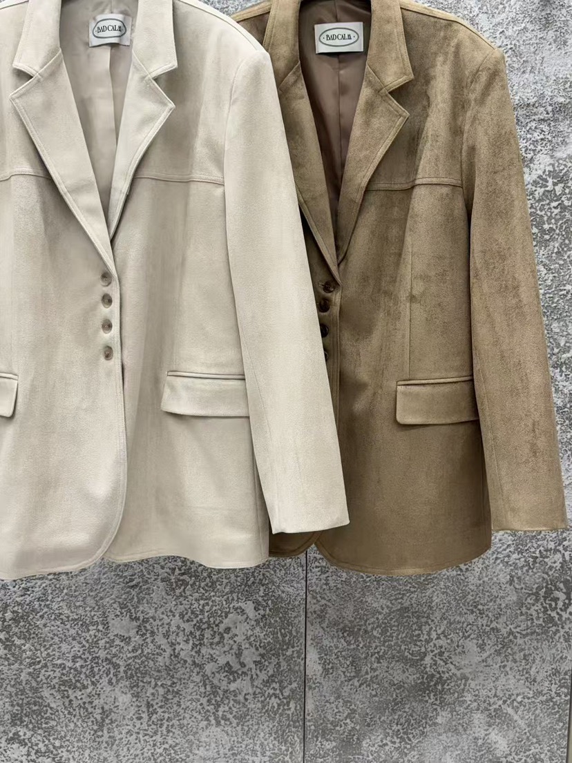 BADCALM韓國代購女士新款職業時尚真品休閑人氣26春夏夾克絨BADCALM夾克