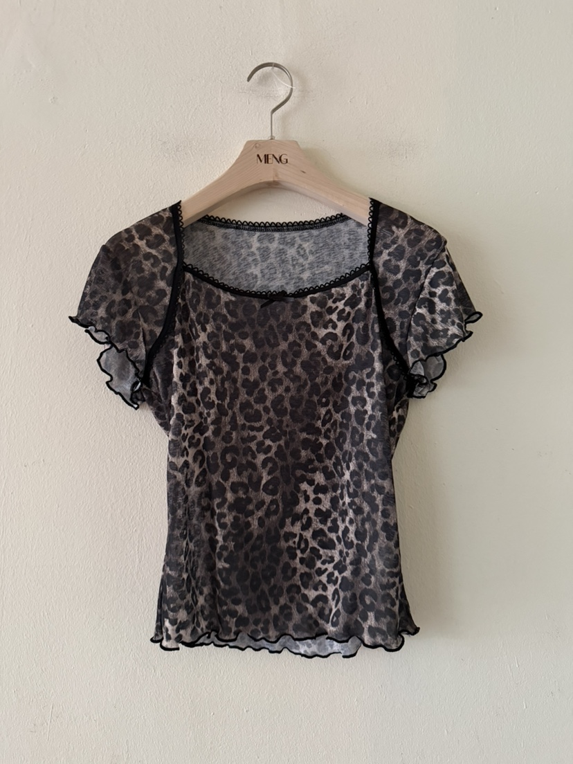 MENG韓國代購女士新款休閑推薦26春夏時尚熱賣職業人氣T恤MENGT恤圖色1