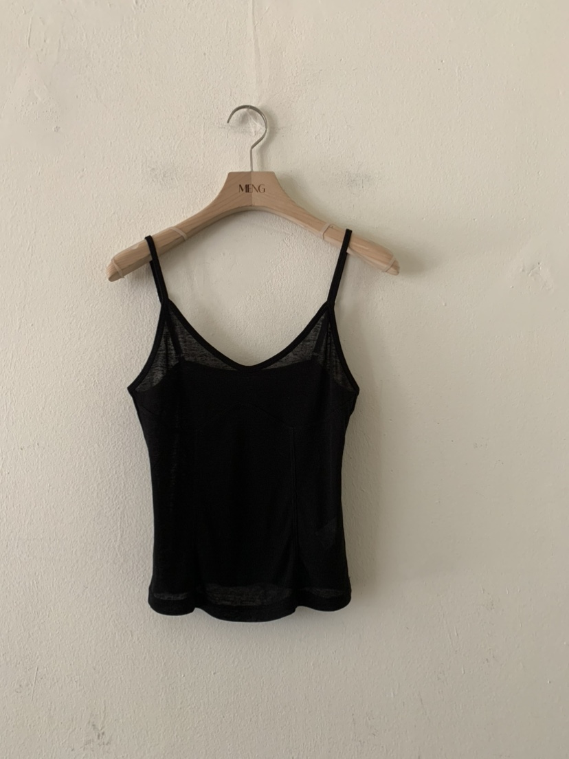 MENG東大門實拍女士新款時尚26春夏真品休閑吊帶背心天絲MENG吊帶/背心圖色1