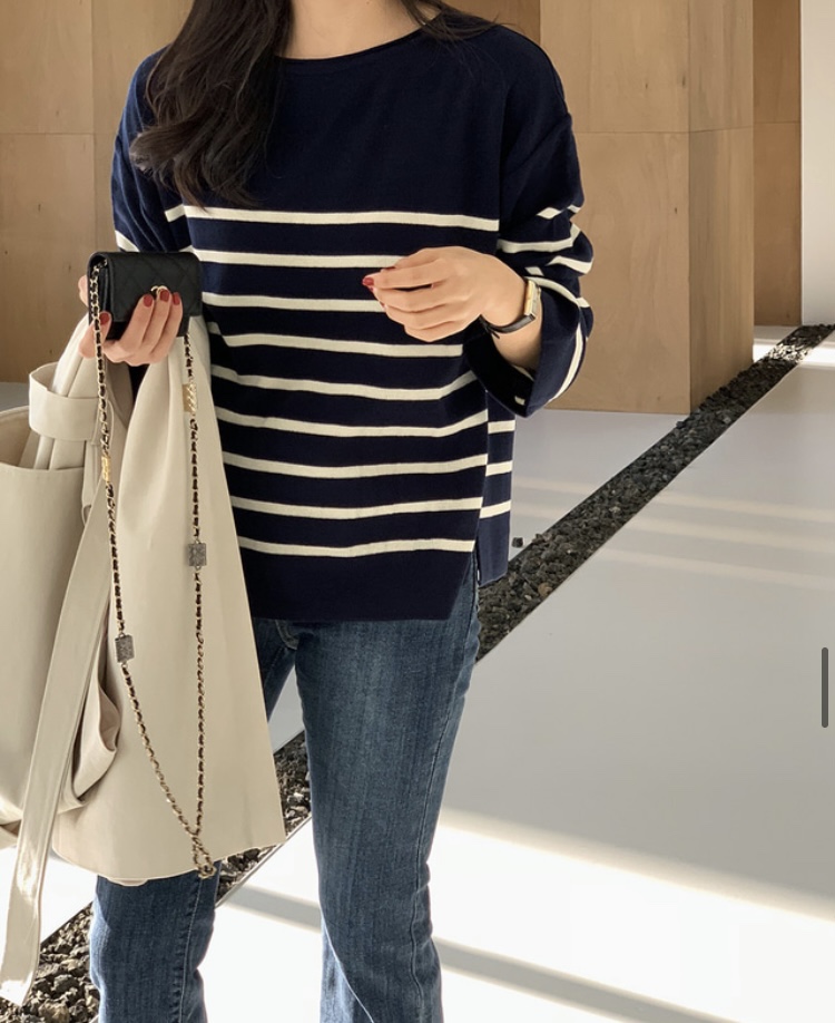 DARLUZ_MI東大門實拍女士新品時尚真品休閑推薦針織衫單排扣DARLUZ_MI針織衫圖色1