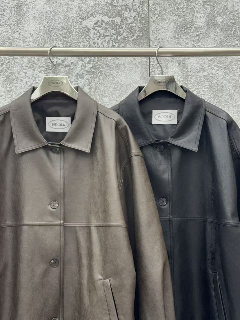 BADCALM韓國直郵女士新款職業真品時尚推薦熱賣休閑26春夏皮衣BADCALM皮衣