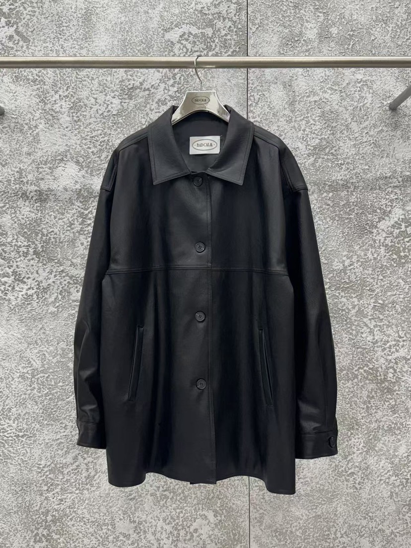 BADCALM韓國直郵女士新款職業真品時尚推薦熱賣休閑26春夏皮衣BADCALM皮衣圖色2