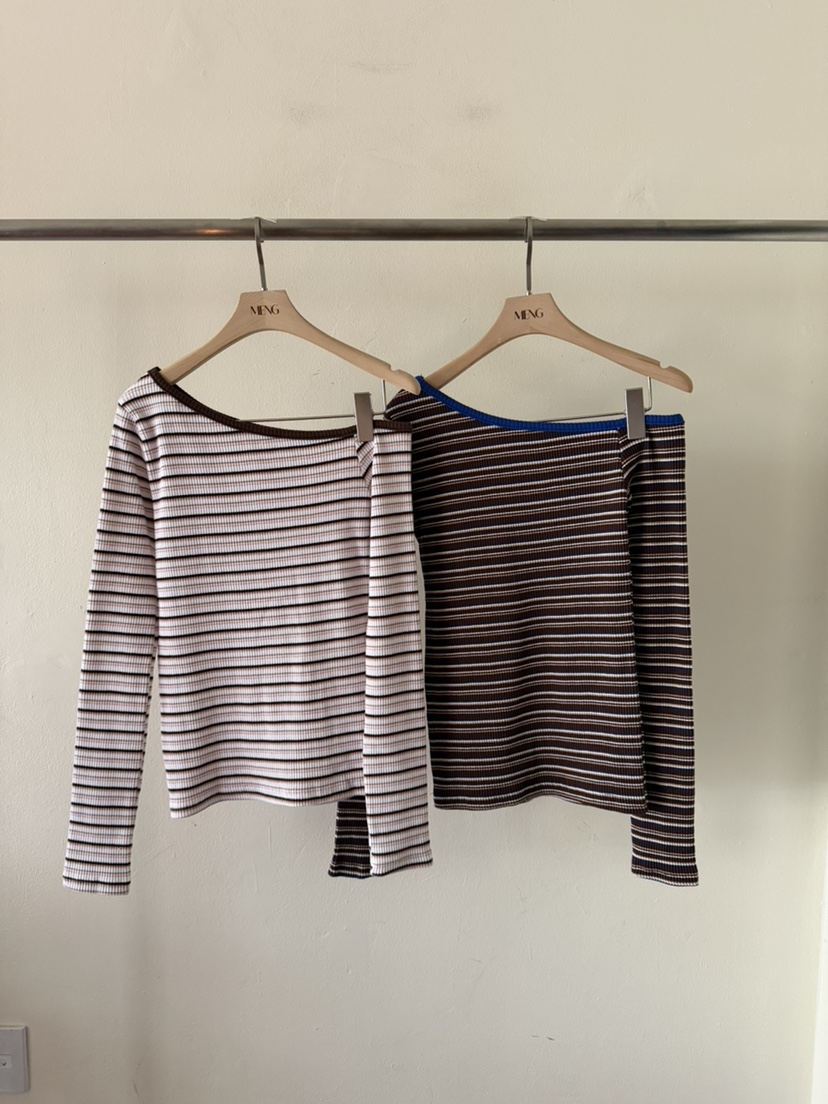 MENG韓國代購女裝新品推薦時尚真品休閑人氣26春夏長袖T恤MENG長袖T恤