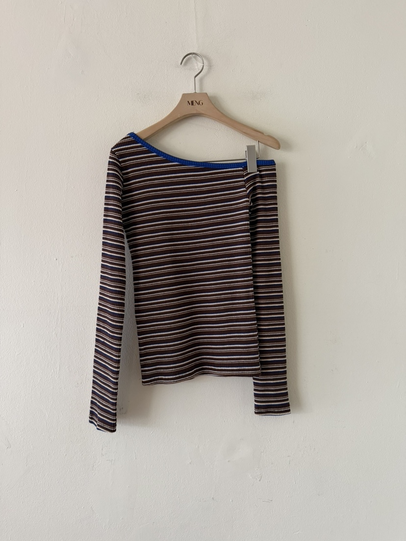 MENG韓國代購女裝新品推薦時尚真品休閑人氣26春夏長袖T恤MENG長袖T恤圖色1