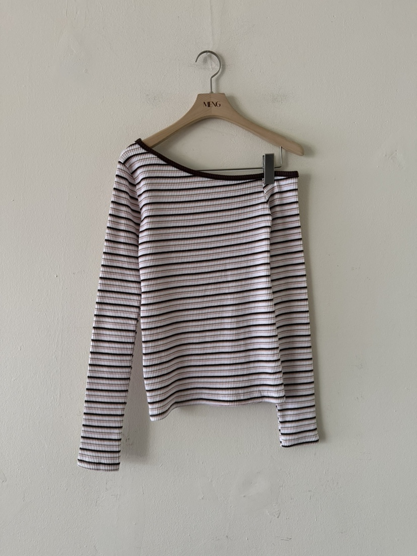 MENG韓國代購女裝新品推薦時尚真品休閑人氣26春夏長袖T恤MENG長袖T恤圖色2