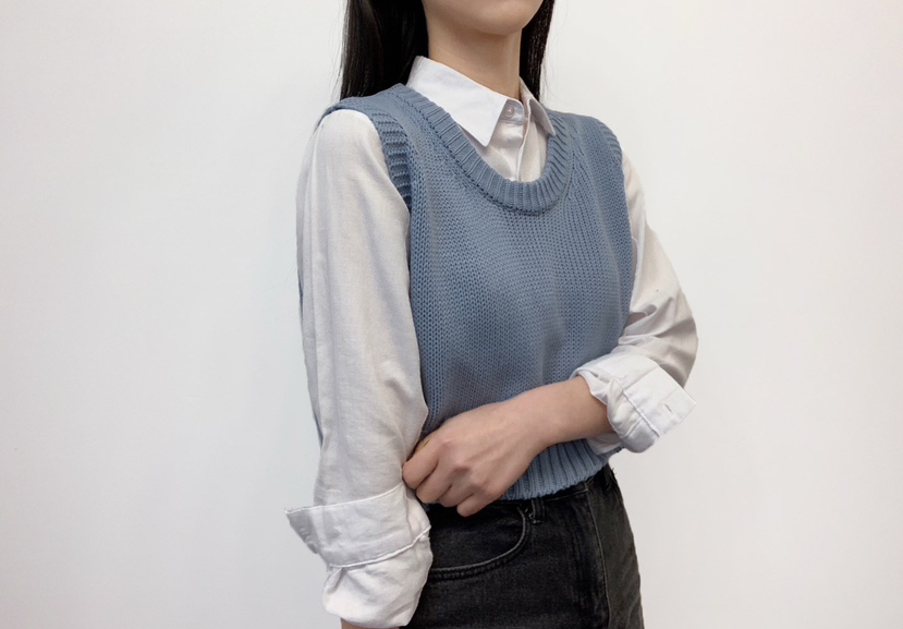 DARLUZ_MI韓國直郵女士新款熱賣時尚26春夏針織衫不含內搭短款DARLUZ_MI針織衫