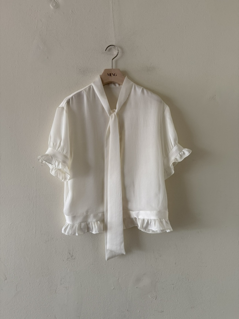 MENG東大門直郵女士新款人氣時尚職業推薦休閑襯衫蕾絲衫MENG襯衫/蕾絲衫圖色2