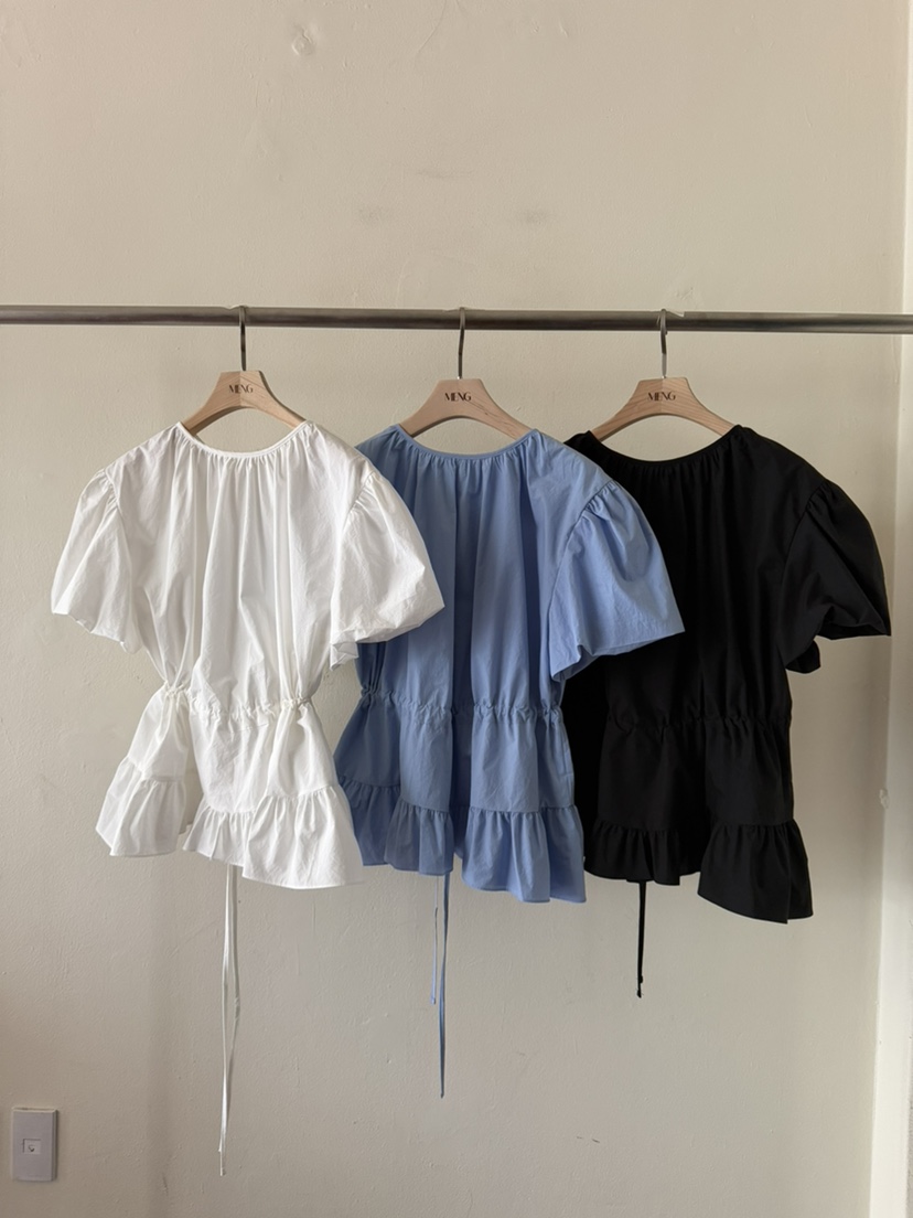 MENG東大門直郵女裝新品休閑熱賣推薦26春夏襯衫蕾絲衫棉MENG襯衫/蕾絲衫