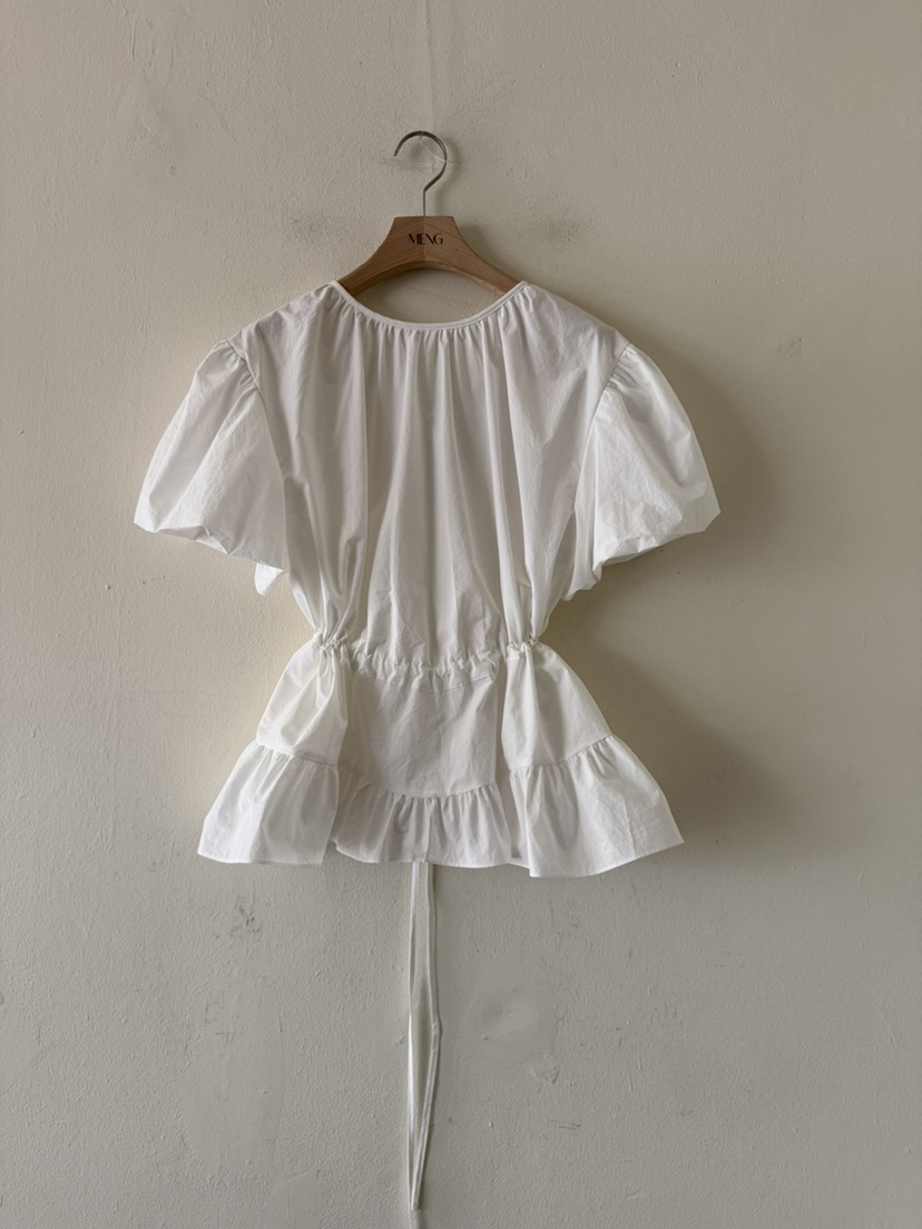 MENG東大門直郵女裝新品休閑熱賣推薦26春夏襯衫蕾絲衫棉MENG襯衫/蕾絲衫圖色1