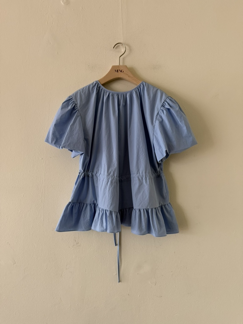 MENG東大門直郵女裝新品休閑熱賣推薦26春夏襯衫蕾絲衫棉MENG襯衫/蕾絲衫圖色2