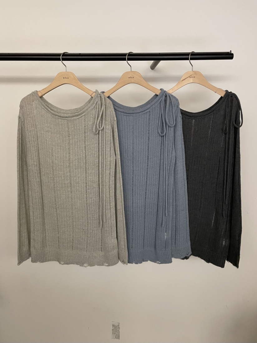 BOLD-A東大門實拍女裝新款熱賣26春夏真品推薦職業針織衫RE BOLD針織衫