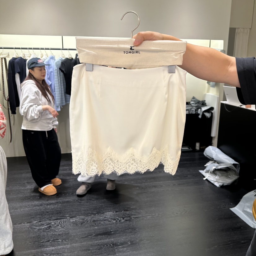 TOMGIRL東大門實拍女士新款職業真品熱賣推薦26春夏休閑短裙TOMGIRL短裙圖色1