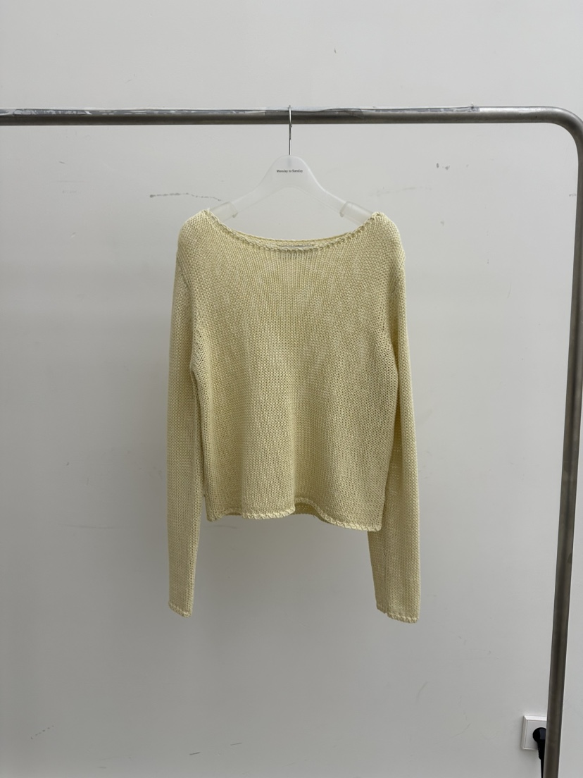 MONDAY TO SUNDAY東大門代購女裝新品推薦人氣針織衫棉布MONDAY TO SUNDAY針織衫圖色1