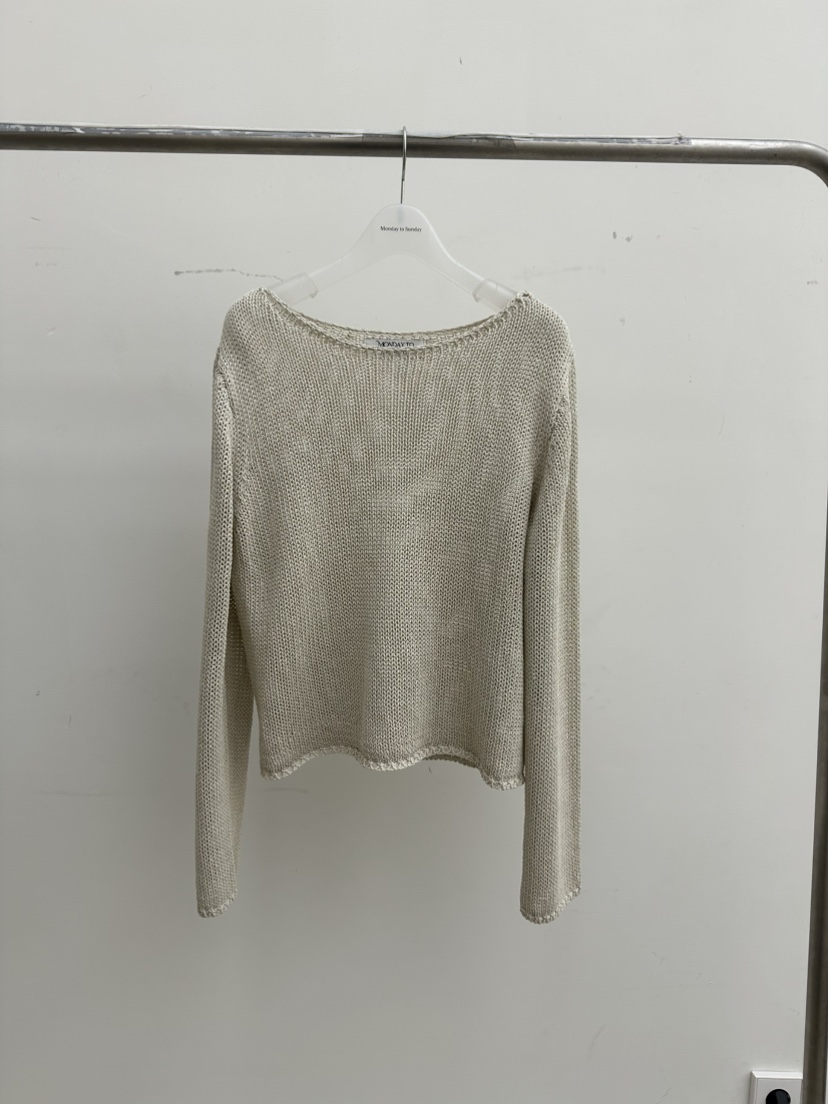 MONDAY TO SUNDAY東大門代購女裝新品推薦人氣針織衫棉布MONDAY TO SUNDAY針織衫圖色3