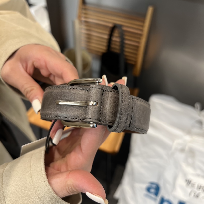 OBJECT韓國代購女裝新品推薦休閑人氣26春夏腰帶皮革腰帶OBJECT腰帶圖色1