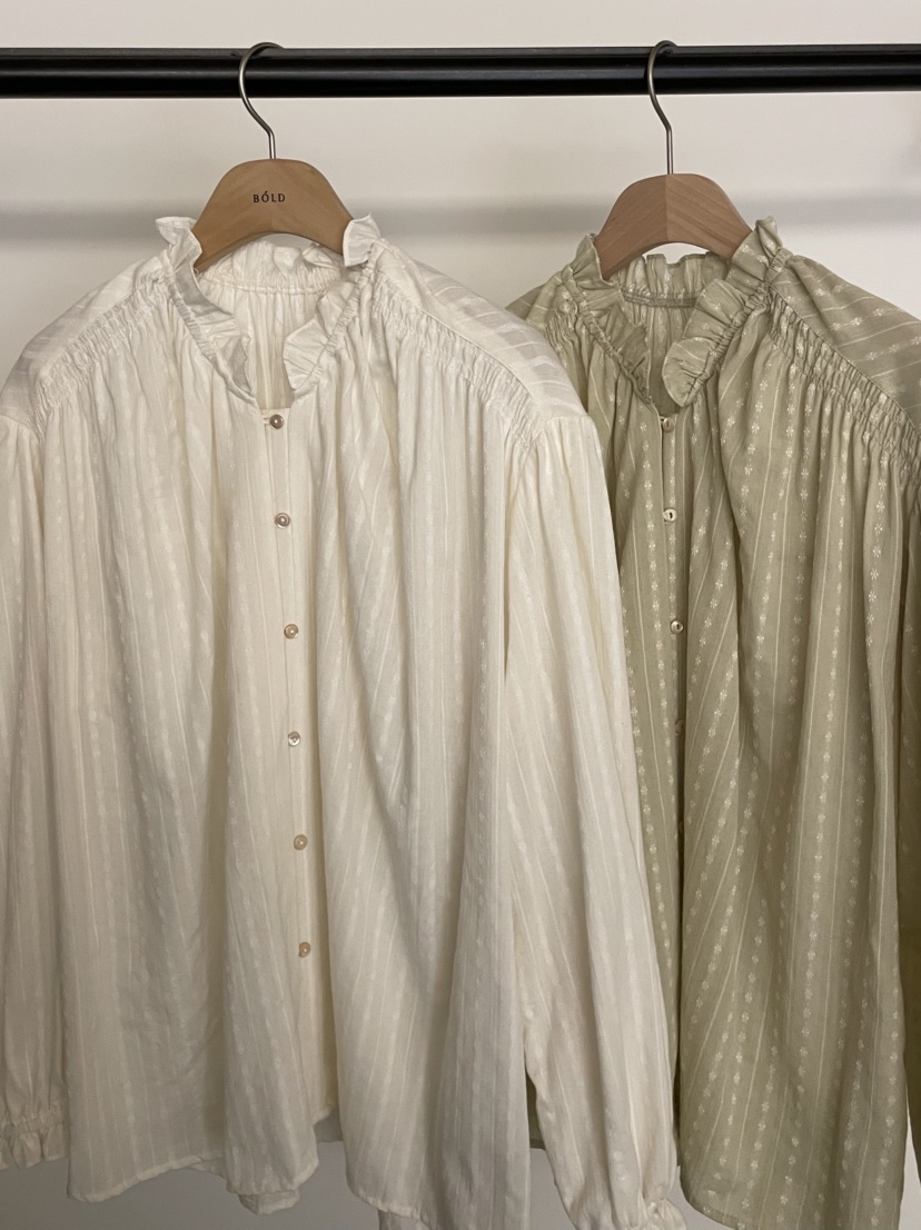 BOLD-A韓國代購女裝新品職業人氣推薦休閑時尚襯衫蕾絲衫RE BOLD襯衫/蕾絲衫