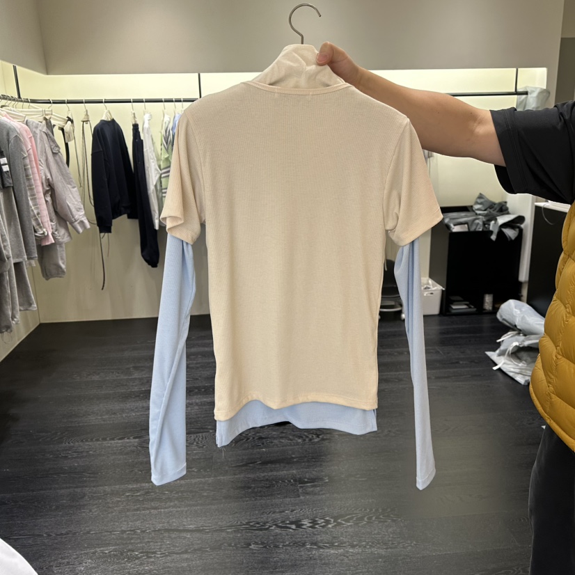 TOMGIRL韓國直郵女士新款時尚休閑推薦熱賣26春夏長袖T恤TOMGIRL長袖T恤