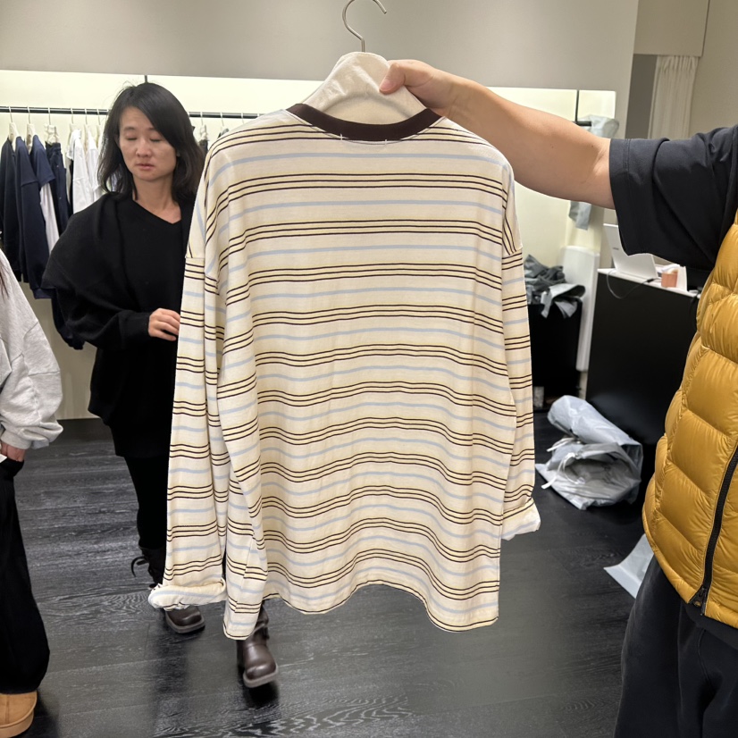 TOMGIRL韓國代購女士新款真品時尚推薦職業熱賣休閑長袖T恤TOMGIRL長袖T恤