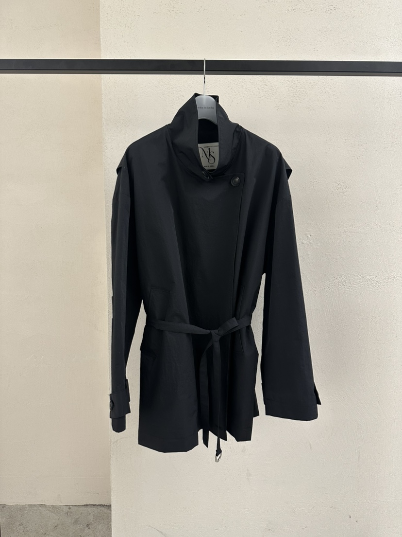 MONDAY TO SUNDAY韓國代購女裝新品時尚人氣夾克含腰帶MONDAY TO SUNDAY夾克圖色3