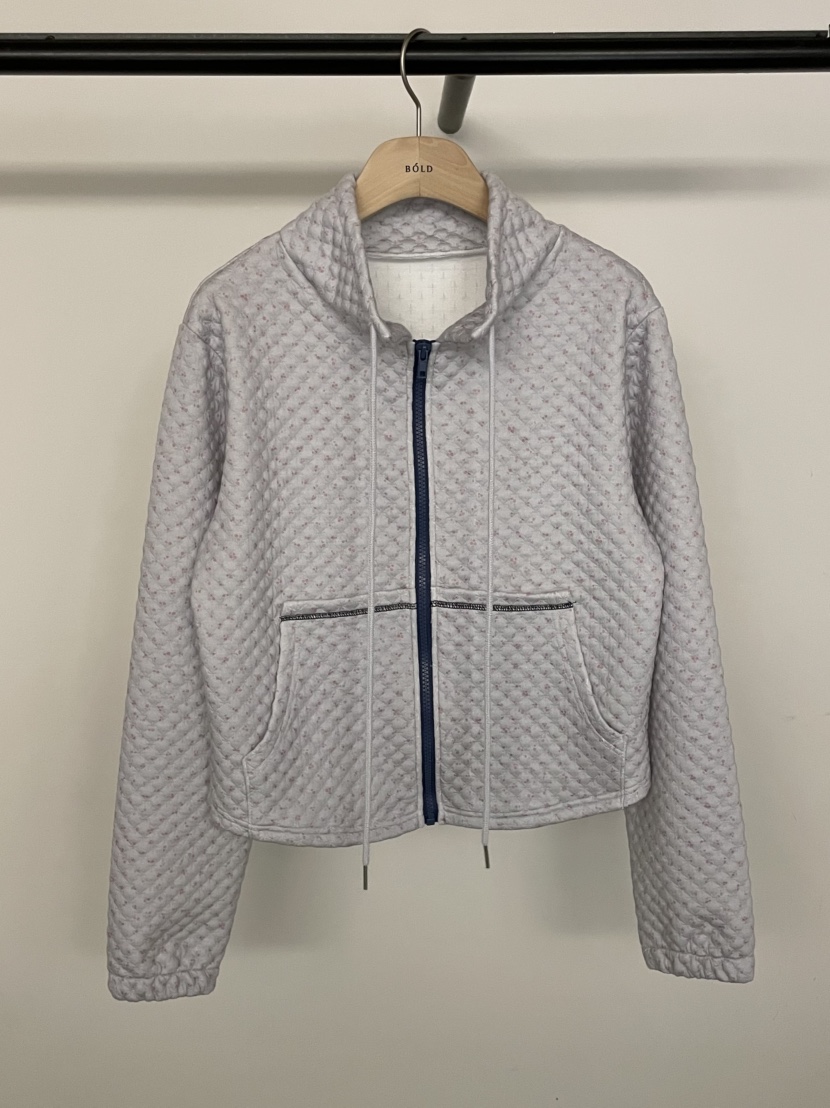 BOLD-A韓國直郵女裝新品人氣26春夏熱賣休閑衛衣拉鏈花朵RE BOLD衛衣圖色2