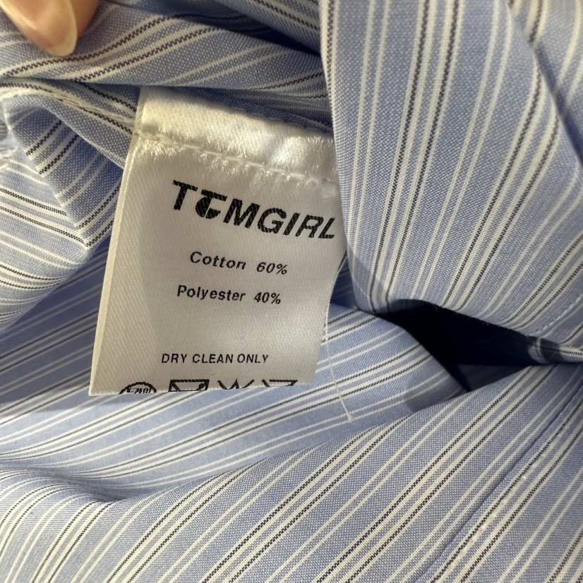 TOMGIRL東大門直郵女士新品時尚熱賣休閑襯衫蕾絲衫含領帶TOMGIRL襯衫/蕾絲衫