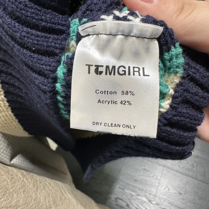 TOMGIRL東大門代購女士新款推薦休閑時尚26春夏職業針織衫TOMGIRL針織衫