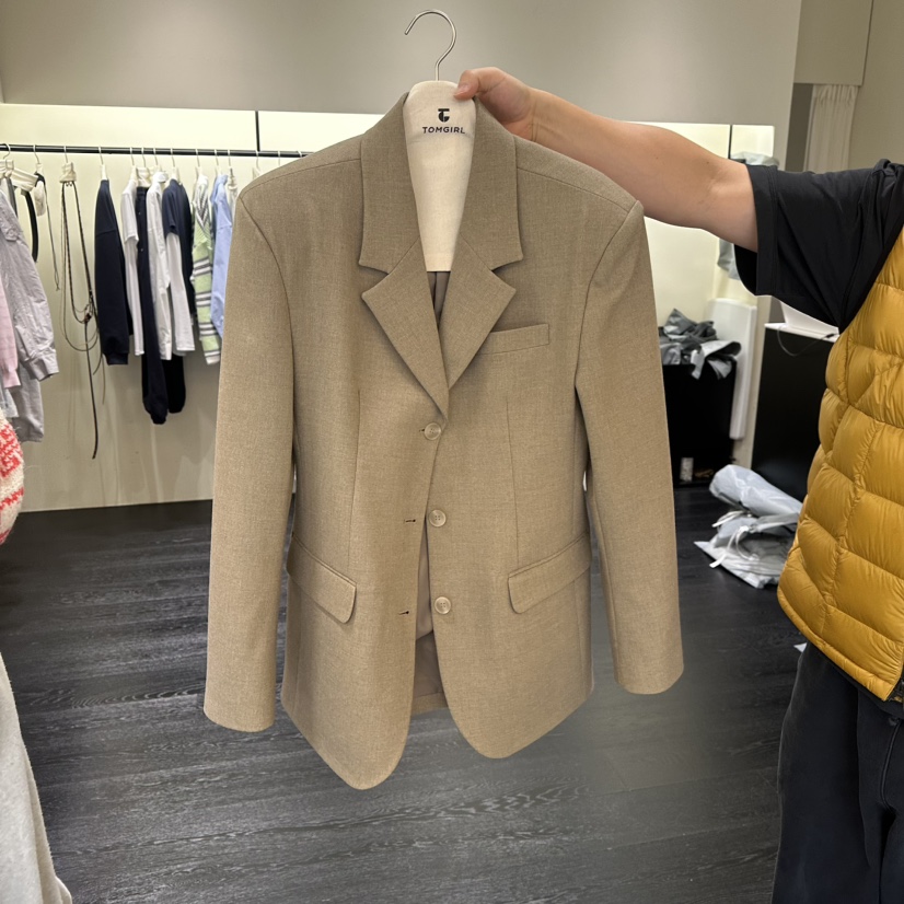 TOMGIRL東大門直郵女裝新品人氣26春夏熱賣真品職業時尚夾克TOMGIRL夾克圖色2