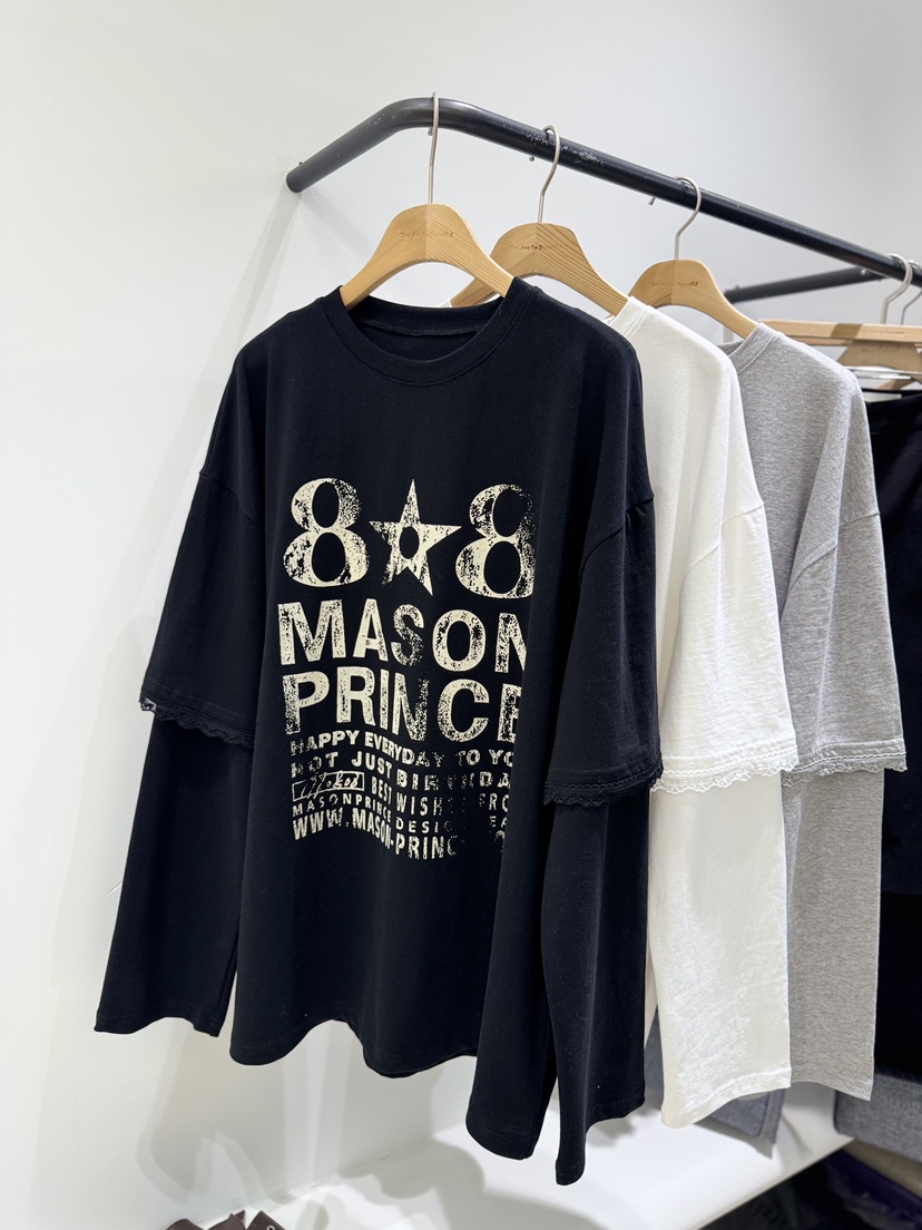 MELTED-P東大門實拍女裝新款推薦休閑人氣26春夏長袖T恤MELTED-P長袖T恤