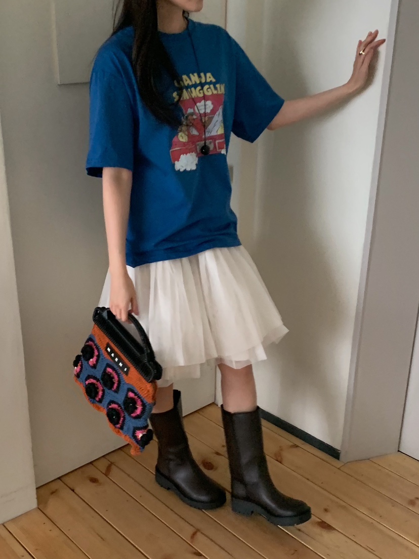 CAMEL-P東大門直郵女裝新款職業半身裙中短裙褶皺Came_l 家半身裙/中短裙