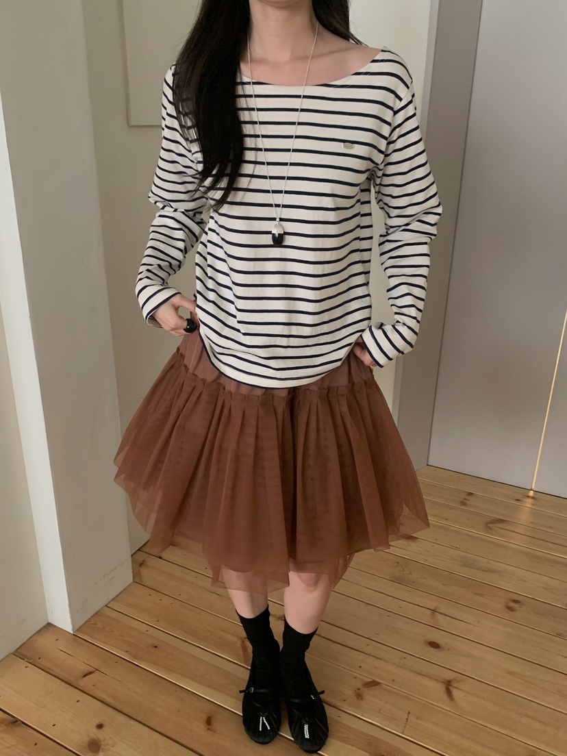 CAMEL-P東大門直郵女裝新款職業半身裙中短裙褶皺Came_l 家半身裙/中短裙