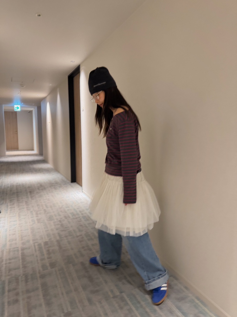 CAMEL-P東大門直郵女裝新款職業半身裙中短裙褶皺Came_l 家半身裙/中短裙