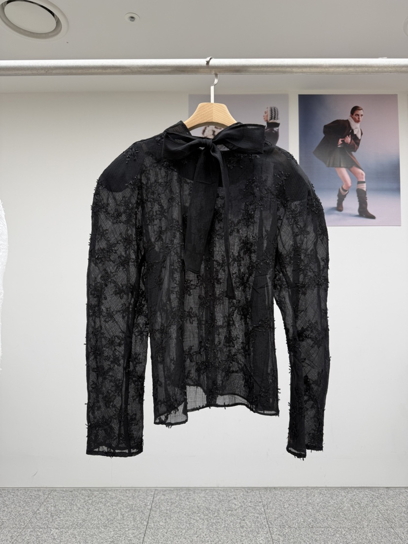 MADE-P韓國直郵女士新款時尚職業真品人氣26春夏襯衫蕾絲衫MADE-P襯衫/蕾絲衫