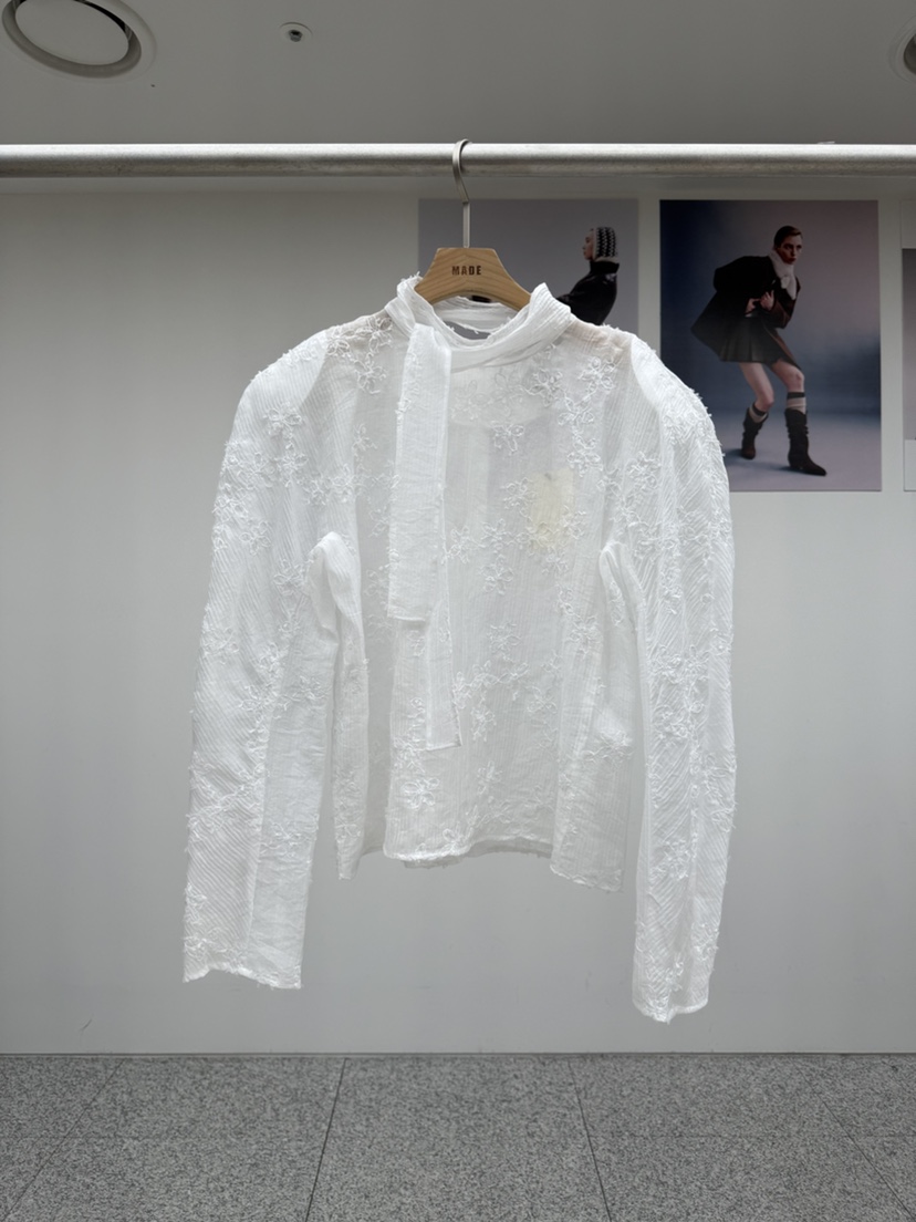 MADE-P韓國直郵女士新款時尚職業真品人氣26春夏襯衫蕾絲衫MADE-P襯衫/蕾絲衫圖色1
