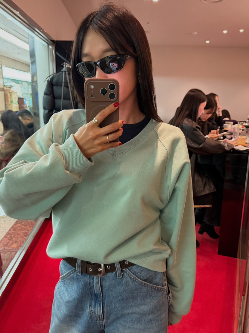 CAMEL-P東大門直郵女裝新款推薦衛衣V領Came_l 家衛衣