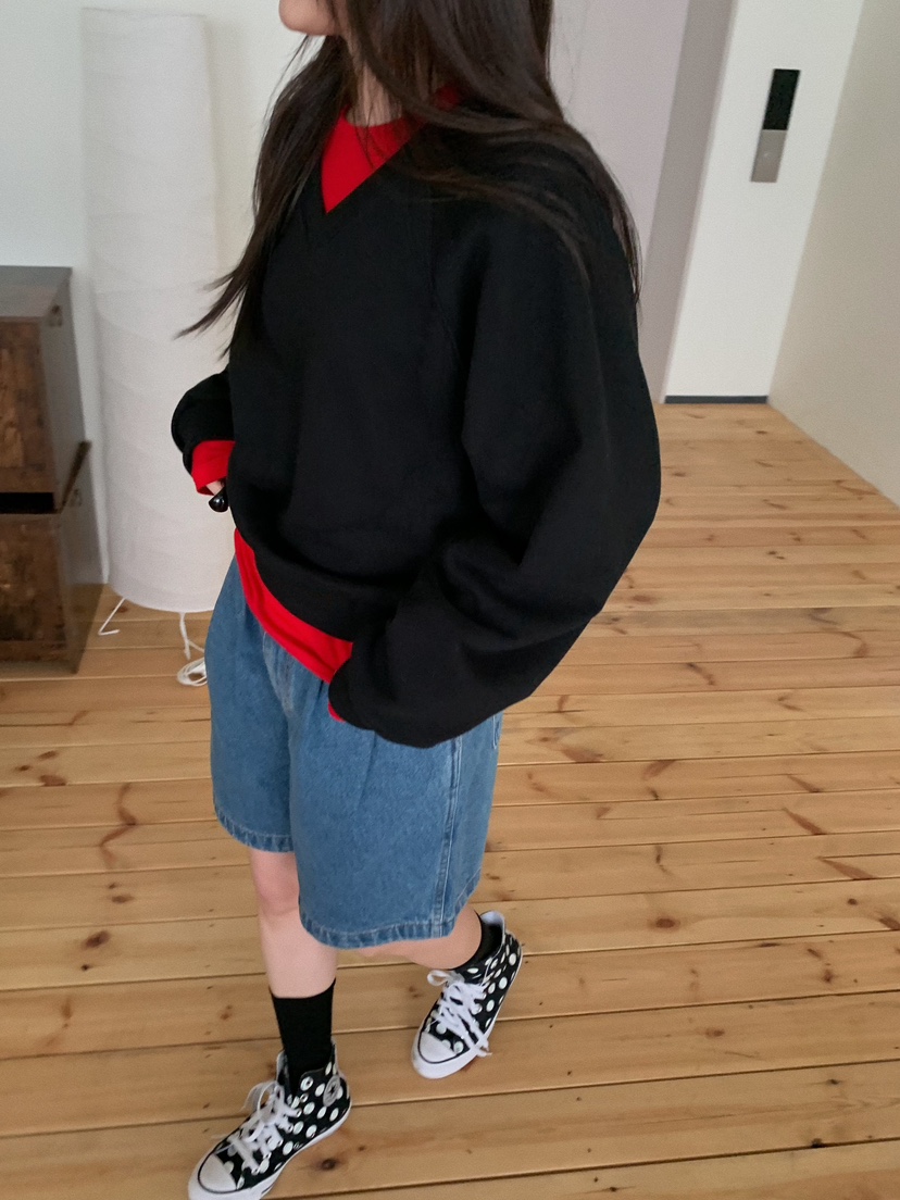 CAMEL-P東大門直郵女裝新款推薦衛衣V領Came_l 家衛衣