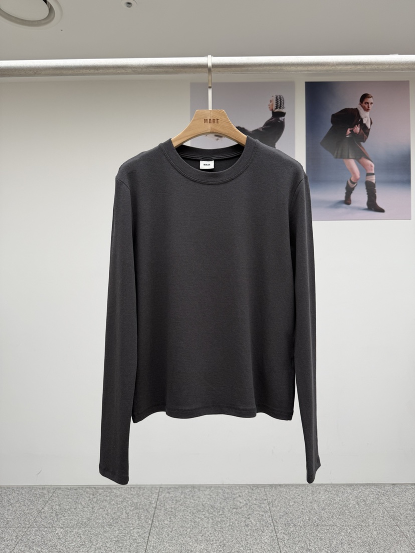 MADE-P東大門代購女士新款職業熱賣推薦休閑26春夏長袖T恤MADE-P長袖T恤圖色3
