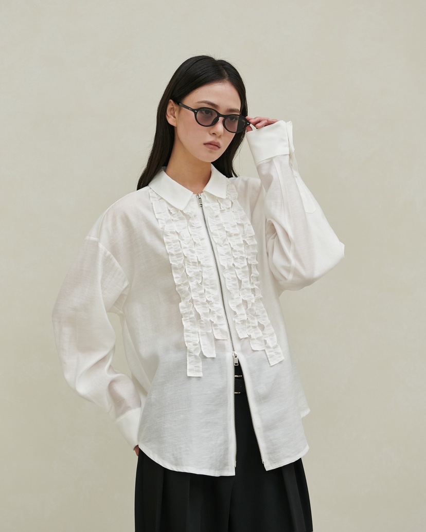 STAGE東大門實拍女裝新款推薦26春夏真品人氣時尚襯衫蕾絲衫STAGE襯衫/蕾絲衫